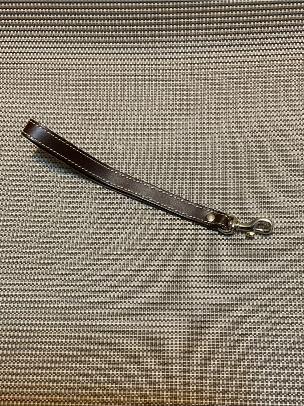 Dooney & Bourke Leather Wrist Strap Keychain - Brown